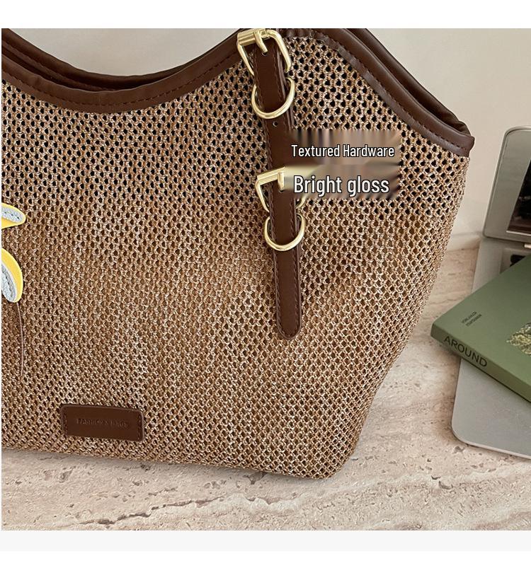 Polka Dot Large Capacity Women's Tote - Stylish Niche Design Shoulder & Underarm Bag