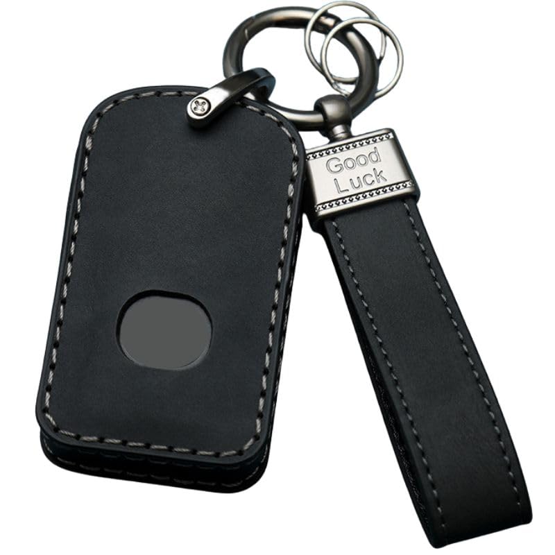 

[MATCHA MELON] Mazda Key Case Mazda CX5 Mazda 3 CX8 Mazda 3 Accessories Leather Style Protective Case, Black чорний