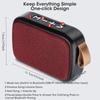 Nový bezdrátový reproduktor Venkovní přenosný subwoofer Mini reproduktor Domácí látkový kartový reproduktor