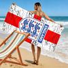 England Football Print Beach Towel, Large Soft Quick Dry Towel for Beach Camping Swimming