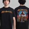Rare Helloween 40 Years Anniversary Tour Europe Tour Dates Two Sided T-Shirt High-end Luxury Is for Both Men and Women Top Y2k
