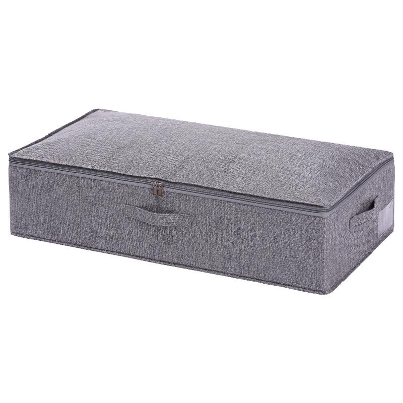 Large Capacity Foldable Moisture-Proof Fabric Storage Box for Clothes - Dustproof Under-bed Wardrobe Organizer