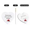 Christmas Funny Heart Shaped Ornament,Christmas Funny Offensive Bauble-Rude Baubles, Christmas Ornament For Home Decor, Novelty Gag Gifts For Adult
