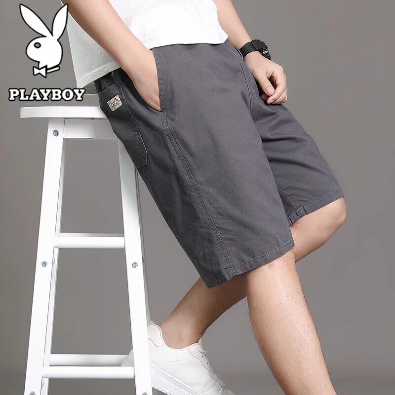 Playboy Men s Summer Cotton Casual Shorts 3XL
