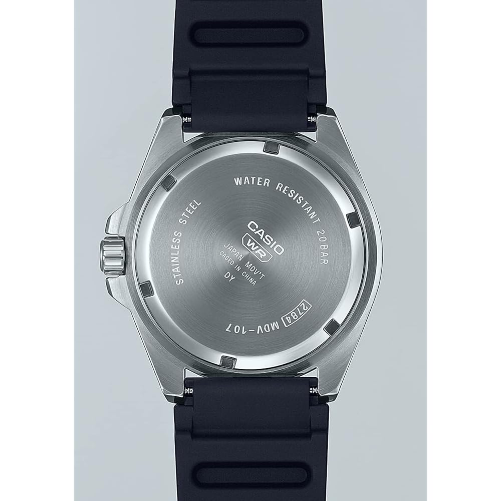 Casio Collection Watch [Official Japanese Product] Online Exclusive Model MDV-107-1A1JF Men's Black