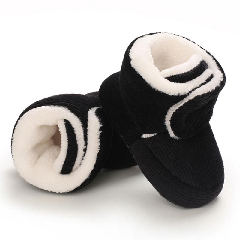 Newborn Baby Girls Boys Cotton Warm Boot Frist Walkers Shoes Soft Sole Sneakers Shoes