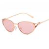 Fashion Small Metal Frame Cat Eye Sunglasses Women Trendy Driving Sun Glasses 2026 Luxury Brand Eyeglasses
