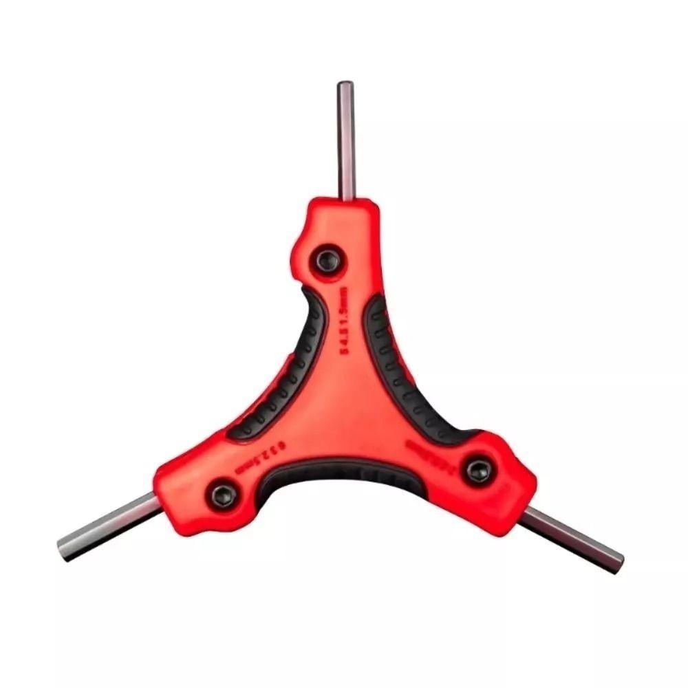 9 In 1 Combination Allen Wrench 1.5/2/2.5/3/4/4.5/5/5.5/6mm Trigeminal Key Set  Hand Repair Tools