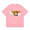 Trendy brand PALACE Jim Carrey movie character triangle print men's and women's loose casual summer short-sleeved T-shirt t