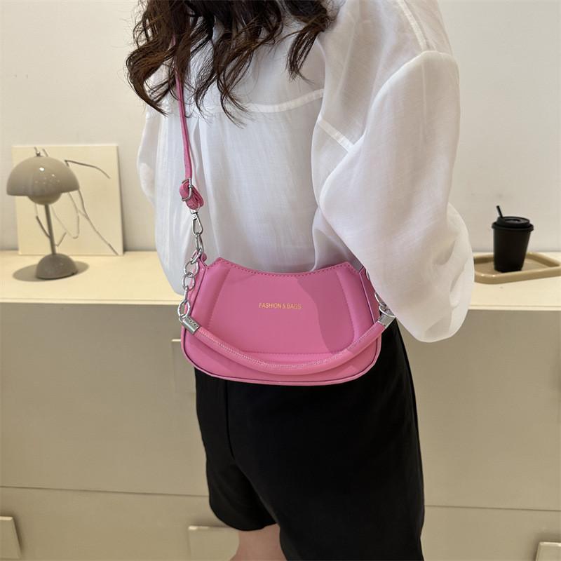 Stylish Silver Pu Leather Small Square Shoulder Bag 2023 New Design For Daily Outfits