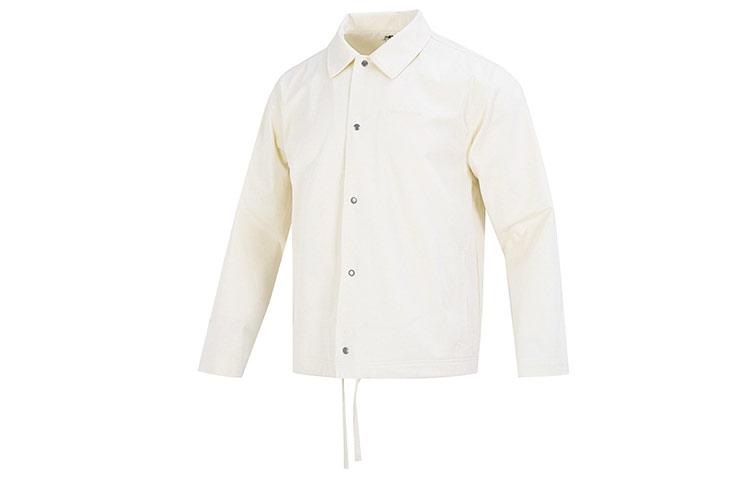 New Balance Jackets Unisex Ivory Lapel Moderate Other MJ23552-GIE L