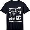 Cooking Is Love Funny Chef Gift Fun Performance T-Shirt Unisex T-Shirt