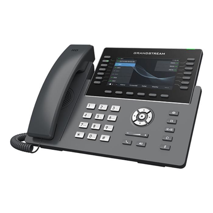 Téléphone IP Grandstream - Écran couleur 5 pouces - 77 touches programmables - WiFi - Compatible GBX