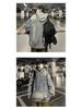 Men's Retro Denim Hooded Sweatshirt Jacket – Washed Distressed Look for Autumn/Winter