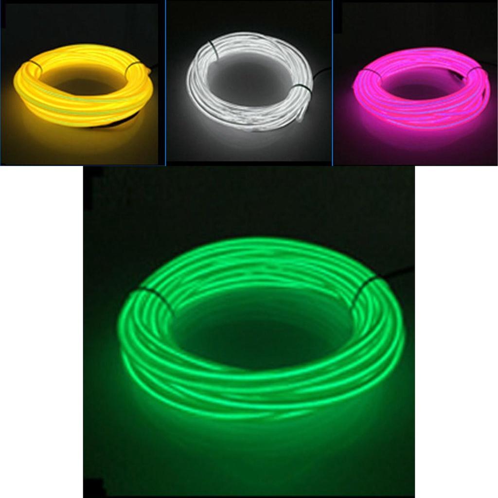 Vibrant El Wire Costume Illuminated Strips For Adults And Kids Perfect For Halloween Parties