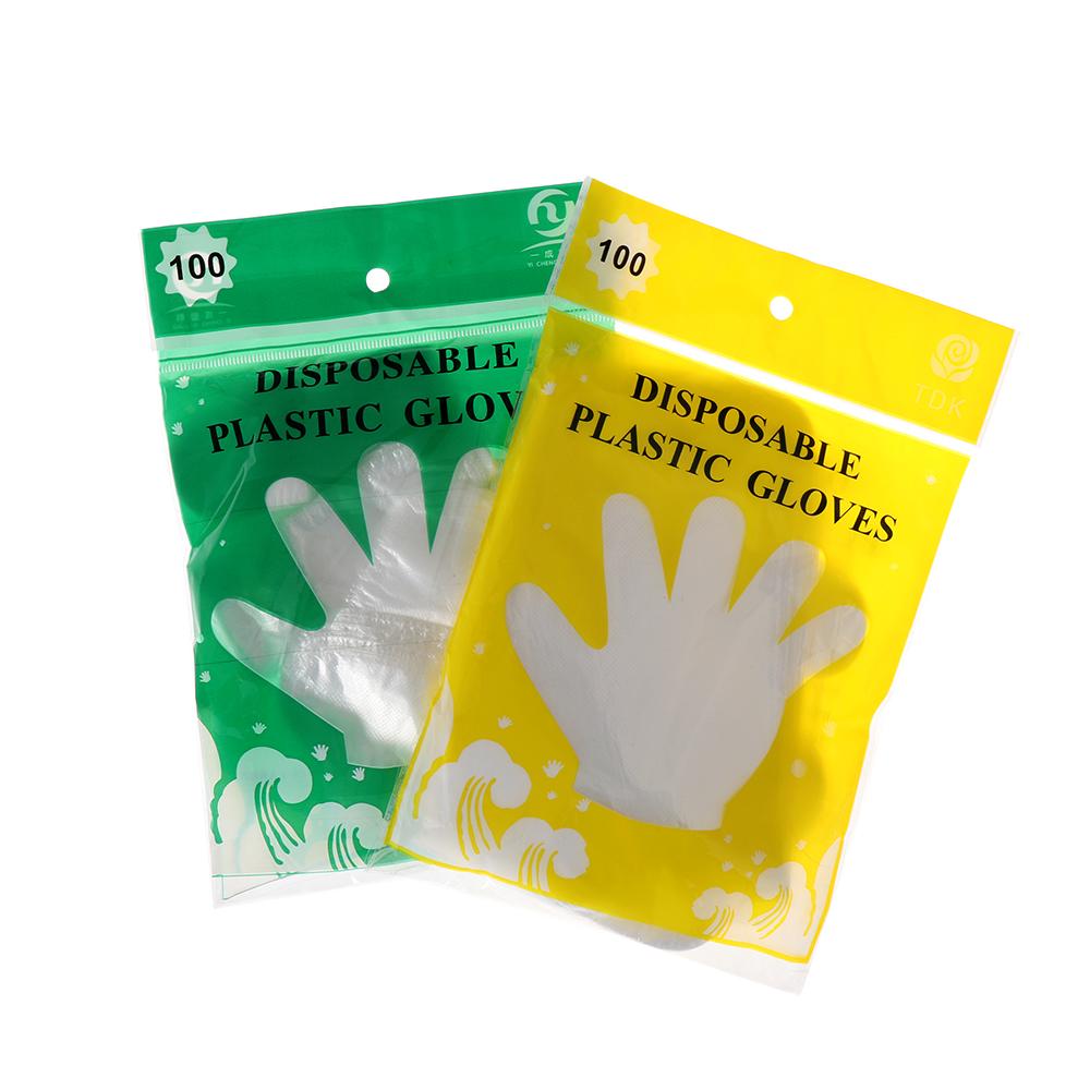 Polyethylene Kitchen Vegetable Fruit Avoid Direct Touch Disposable Gloves Catering Plastic Clear
