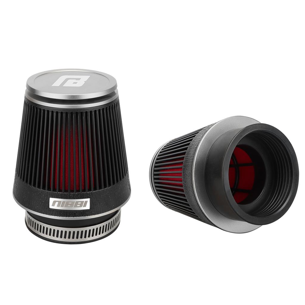 NIBBI CNC Motorcycle Air Filter Universal 42mm 48mm 54mm MushroomHead Air Cleaner Filter Carburetor Intake Pipe Modified Scooter