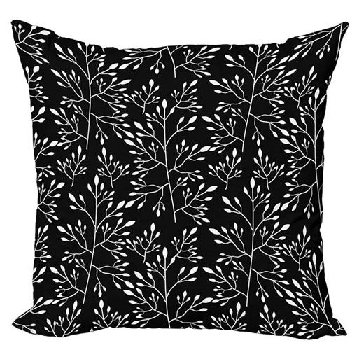 Home Decor Black and White Floral Botanical Pillow Covers Pattern Cushion Cover Suitable for Sofa Bedroom Car Pillow Cover