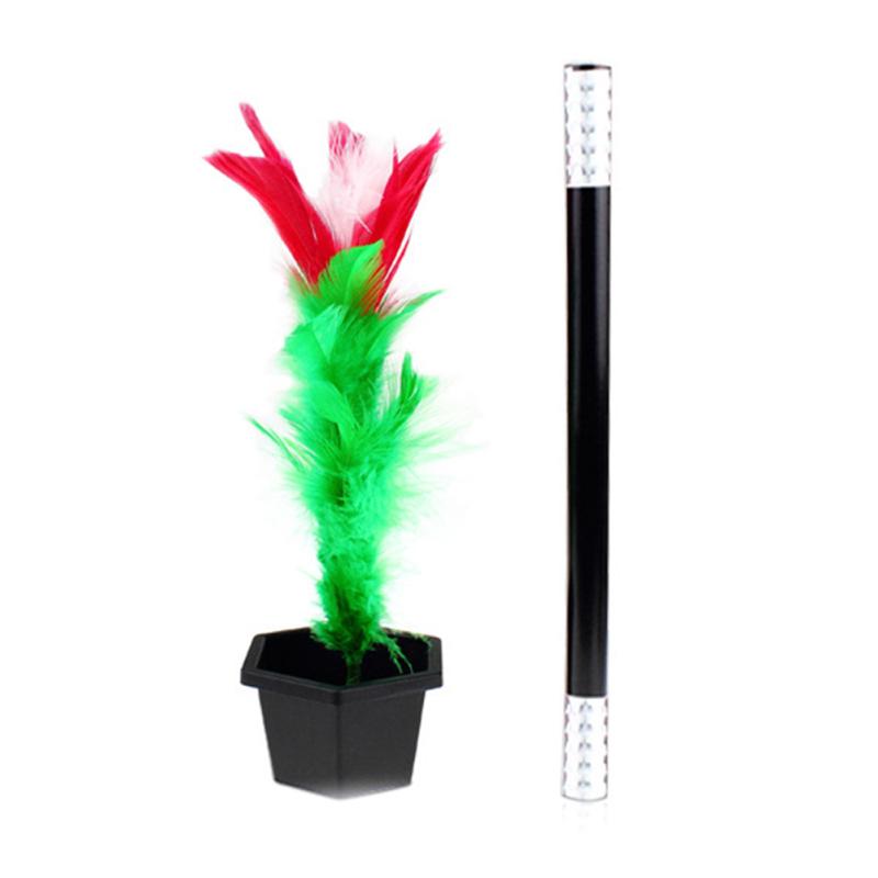 Magic Wand To Flower Easy Magic Trick Toys Show Performance Prop Funny Toys for Adults Kids