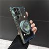 Shockproof Airbags Armor Magnetic Transparent Case for For Samsung S25 S24 Ultra S23 Fe S22 Plus A16 A54 A34 A15 A25 A35 A55 A24 A53
