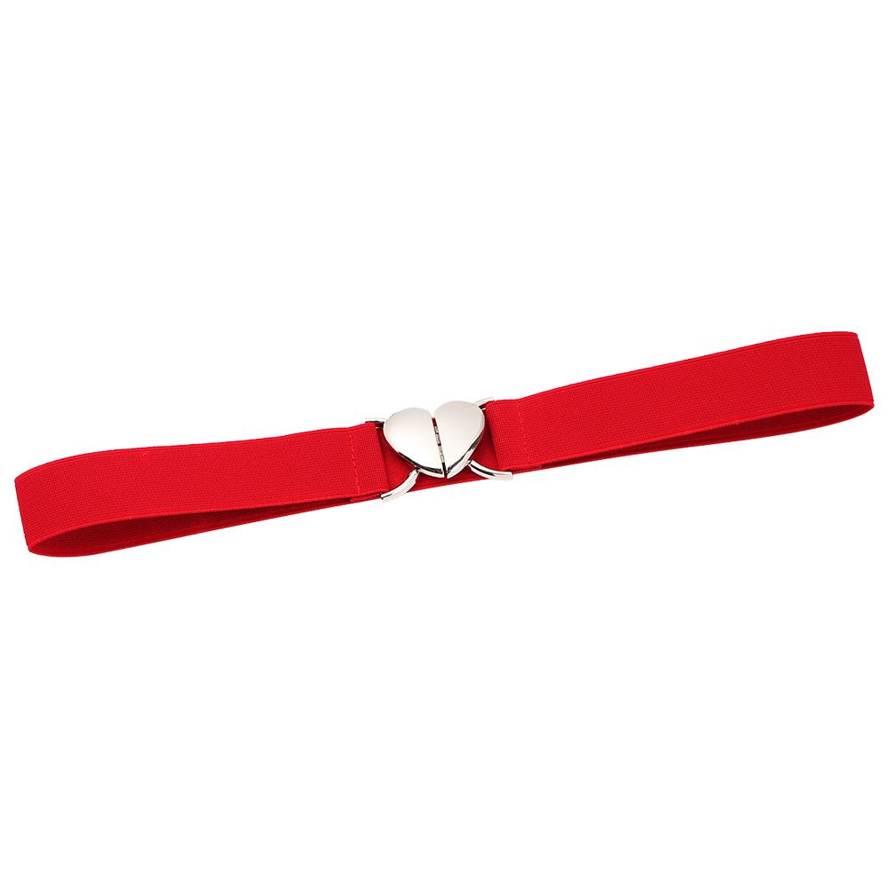 Love Heart Buckle Dress Decoration Decorative Waistband Waist Belts Waist Strap Elastic Belts