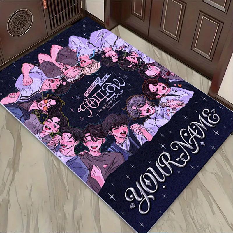 Name Custom Seventeen Carpet Rug for Living Room Bedroom Home Sofa Decoration,Kids play Non-slip Floor Mat