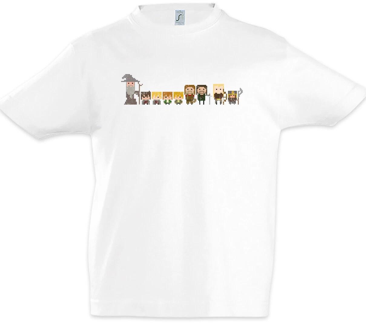 Pixel Fellowship Kids Boys kids boys T-Shirt Lord Of Fun Frodo Sam Rings Companions 120
