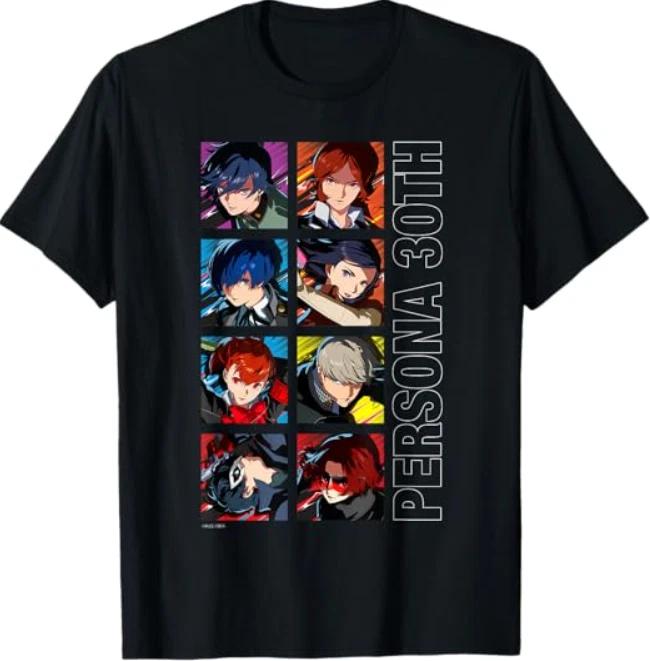 ATLUS Persona 30th- Protagonist Series Legacy Stack T- Shirt S