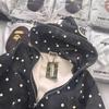 Polka Dot Black BAPE Camouflage Ape Head Sweatshirt Jacket - Trendy Autumn Collaboration Series