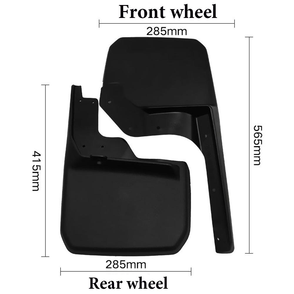4pcs Car Mud Flaps for Jeep Wrangler JK 2007~2017 Mudguard Splash Guards Fender Mudflaps Auto