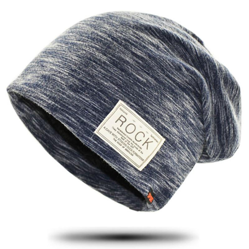 New Unisex ROCK Letter Hat Winter Hats 