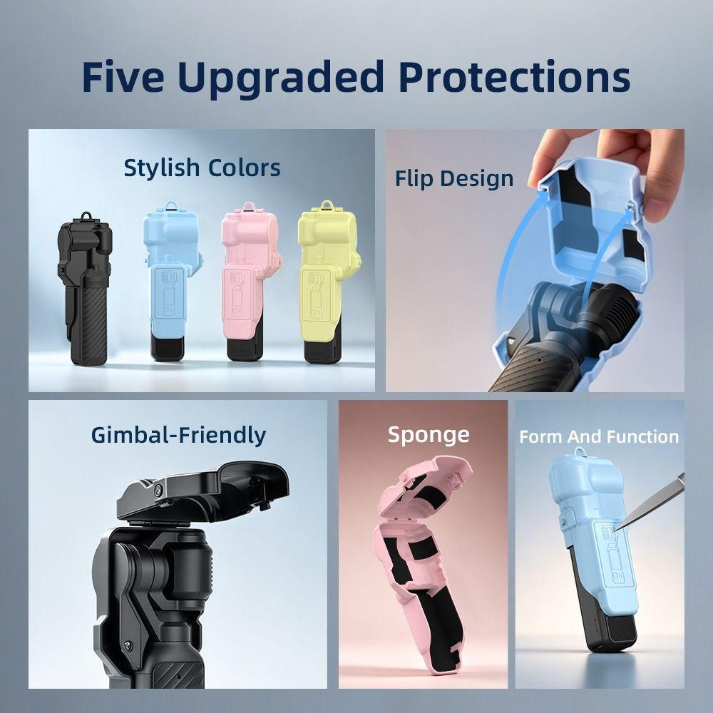 Portable Screen Protector Anti-Scratch Lens Cover for DJI Osmo Pocket 4 Gimbal Camera Accessories