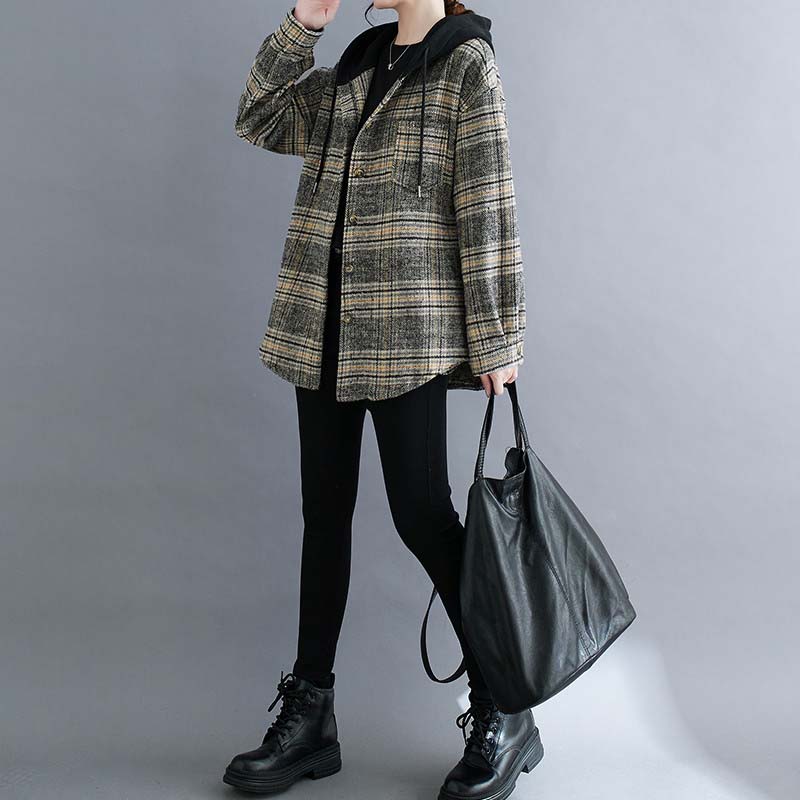 Mantel für Damen Verdickt Herbst Winter Windjacke Übergröße Wasserdicht Lässige Jacke