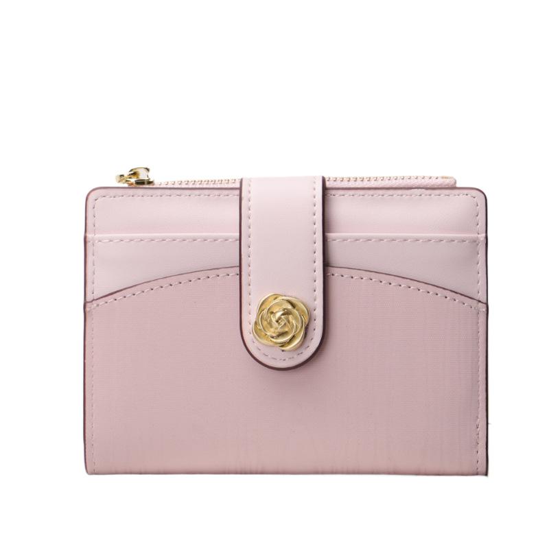 New Gentle Short Women's Card Bag Multi-card Wallet Candy Color Change Bag Student Female Wallet
