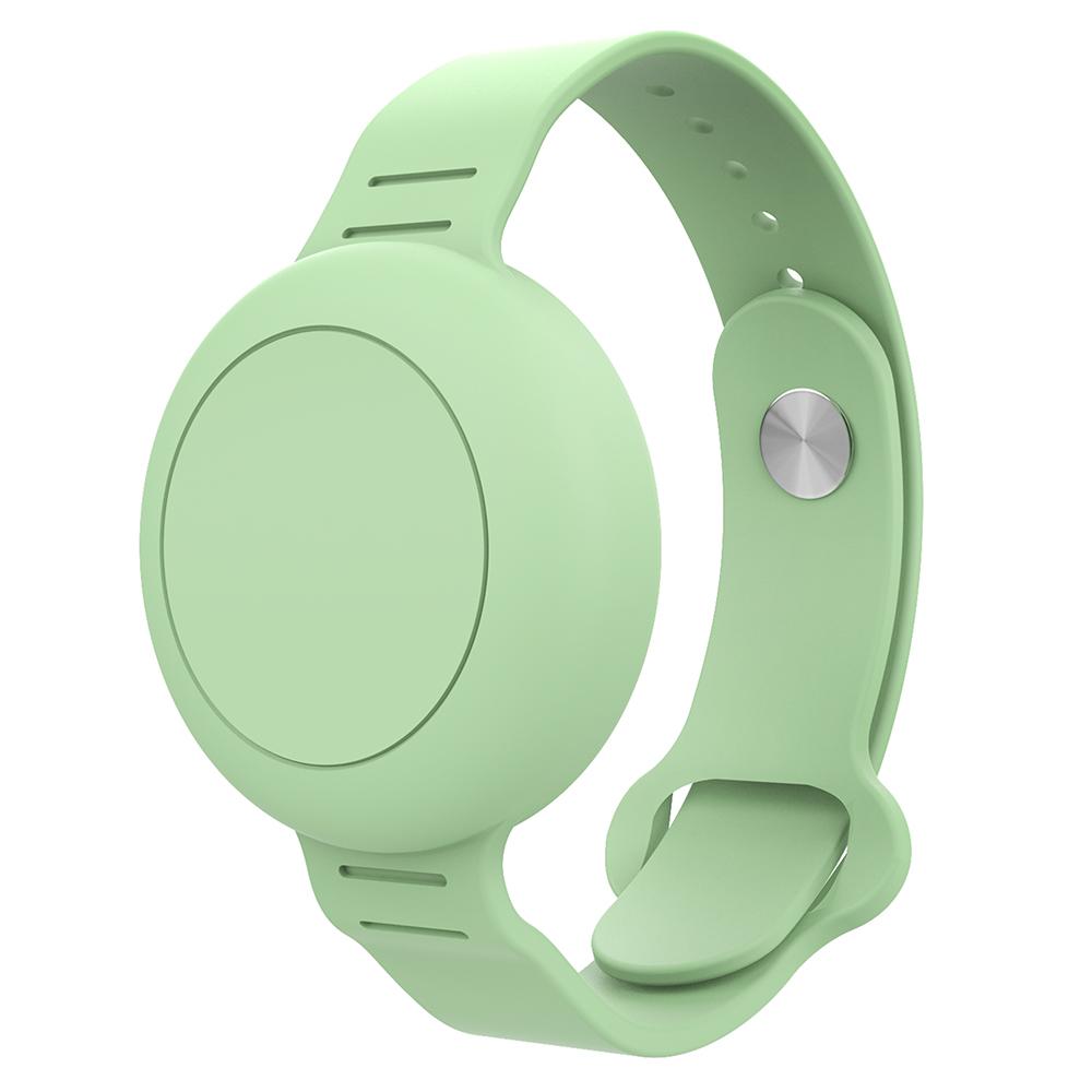 

Для Apple AirTag Трекер Дизайн Ремінця для Годинника Водонепроникний Захисний Чохол Силіконовий Наручний Ремінець Avocado