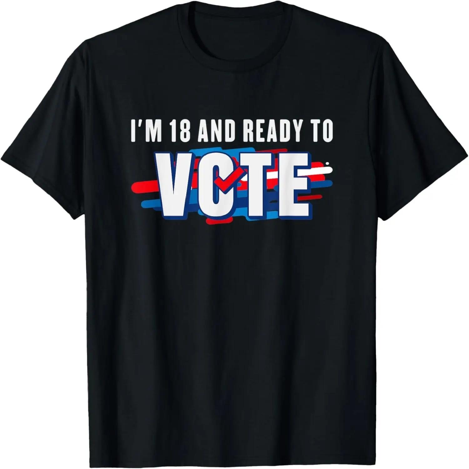 First Time Voter - 18th Birthday - Patriotic Election T-Shirt S