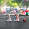Cute And Creative Couple Decoration For Car Interior New Trendy Cartoon Style Mirror Pendant For Girls