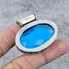 Tanzanite Quartz Gemstone Handmade 925 Steling Silver Jewelry Pendant 1.38" M-248