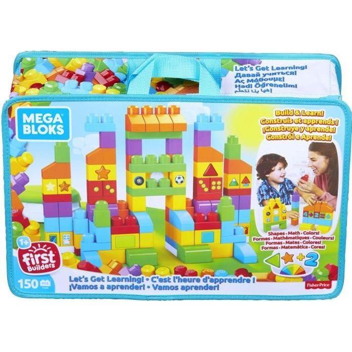 Mega bloks first builders sac de construction deluxe - 150 blocs - 12 mois et +