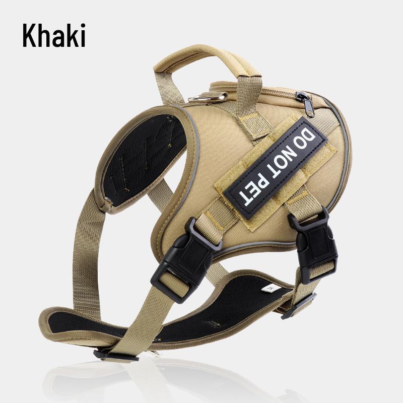 K9 Saddle Style Dog Harness & Leash - Explosion-Proof, Medium/Large Breeds, Border Collie, Golden Retriever