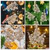12pcs Artificial Snowberry Picks Faux Berry Stems For Christmas Tree Decor Wreath Wedding Party Winter Home Decoration Holiday