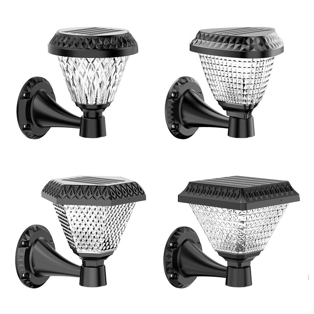 Waterproof LED Solar Wall Lamp LED Lighting Solar Powered Staircase Light Wall Mounted Outdoor Use Outdoor Wall Light