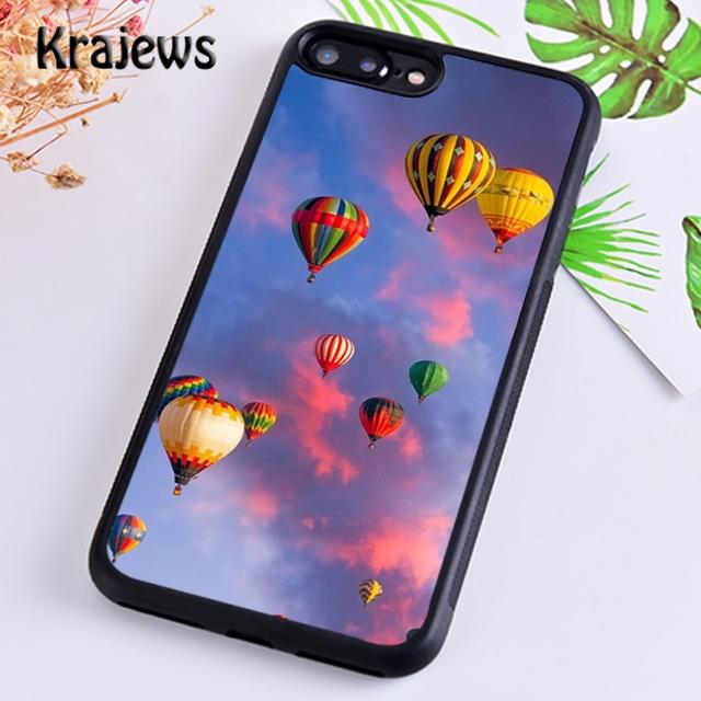 Krajews Hot Air Balloon Art Soft Phone Case Cover For iPhone 17 Air 16 15 14 Plus 11 12 13 Pro Max Plus Coque Fundas