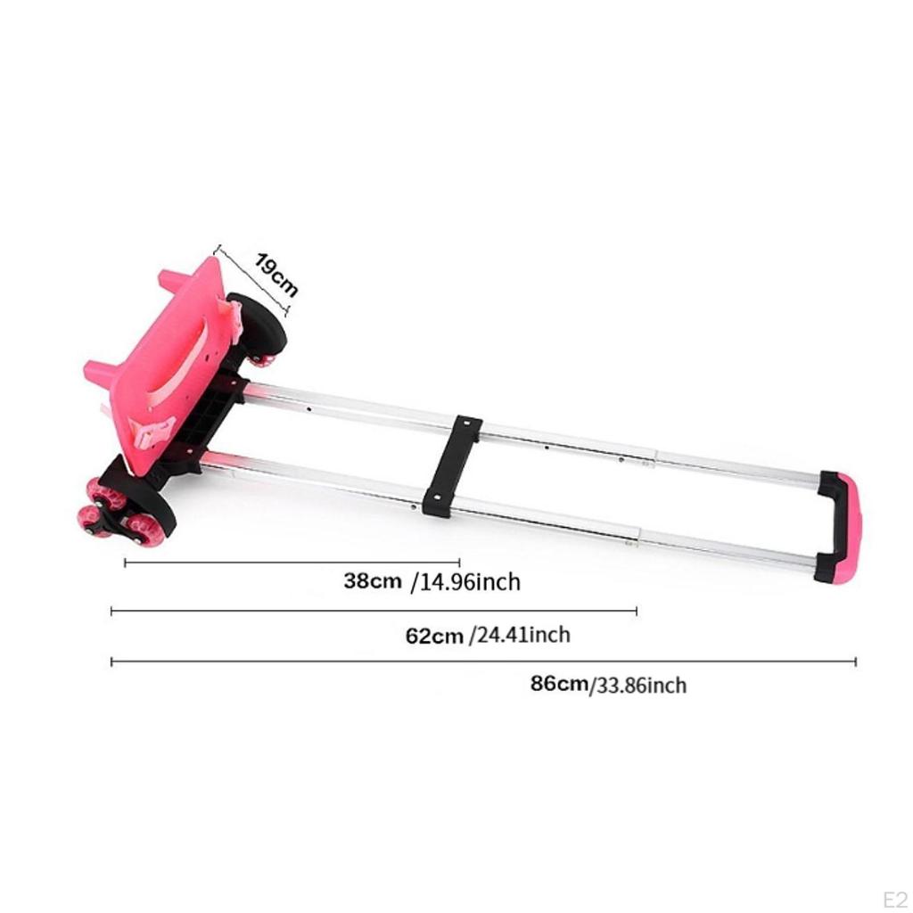 Stair Climbing Cart Folding Hand Trolley for Office Travel