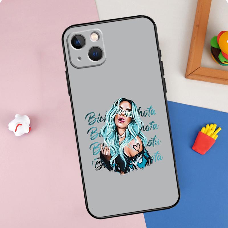 Singer Karol G Phone Case For iPhone 16 Pro Max 11 12 13 14 15 Pro Max Mini XR 16e 15 16 Plus Cover Shell