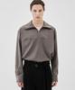 Muel Wool Half Zip Shirt (Grey)