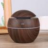 New Wood Grain Mini Round Desktop Air Humidifier & Aromatherapy Purifier