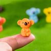 10-100pcs Cute Mini Resin Koala Miniatures Animals Figures Koala Figurine Tiny Animal Ornament for DIY Fairy Garden Decoration