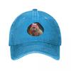 Vintage Capybara Gift Baseball Cap Unisex Distressed Denim Snapback Hat Funny Animals Outdoor Activities Hats Cap