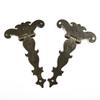 Part Hinges Accessory Zinc Alloy Antique Box Butt Practical Replace Retro Set Tool 11.30x6.90x0.50cm Vintage Decorative